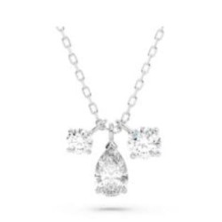 Monemel Kristal Taşlı Mavi Kalp Kolye (Altın Kaplama) SEVGILIYE HEDIYE